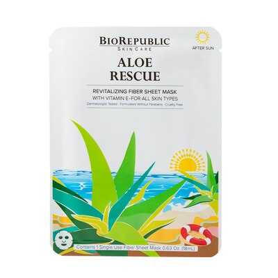 ALOE RESCUE REVITALIZING FIBER MASK (MASCARILLA PARA  ROSTRO)