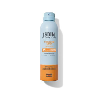 FOTOPROTECTOR ISDIN 50+ TRANSPARENT SPRAY WET SKIN (PROTECTOR SOLAR CORPORAL EN SPRAY)