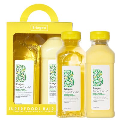 BGBK SUPERFOOD HAIR PACK (DUO DE SHAMPOO Y ACONDICIONADOR DE BANANA+COCONUT)