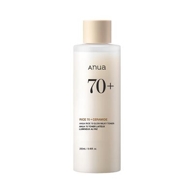 ANUA RICE 70 GLOW MILKY TONER (T&Oacute;NICO CON AGUA DE SALVADO DE ARROZ)