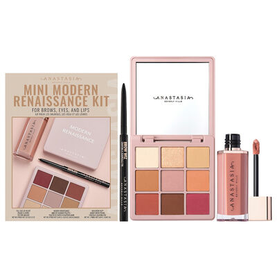 MINI MODERN RENAISSANCE KIT FOR BROWS, EYES & LIPS (TR&Iacute;O IDEAL PARA CEJAS, OJOS Y LABIOS.)