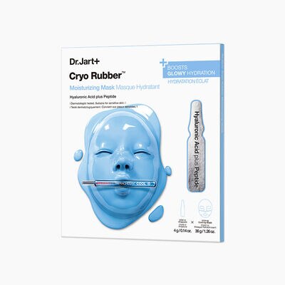 CRYO RUBBER&trade; MOISTURIZING FACE MASK WITH HYALURONIC ACID (MASCARILLA FACIAL HIDRATANTE)