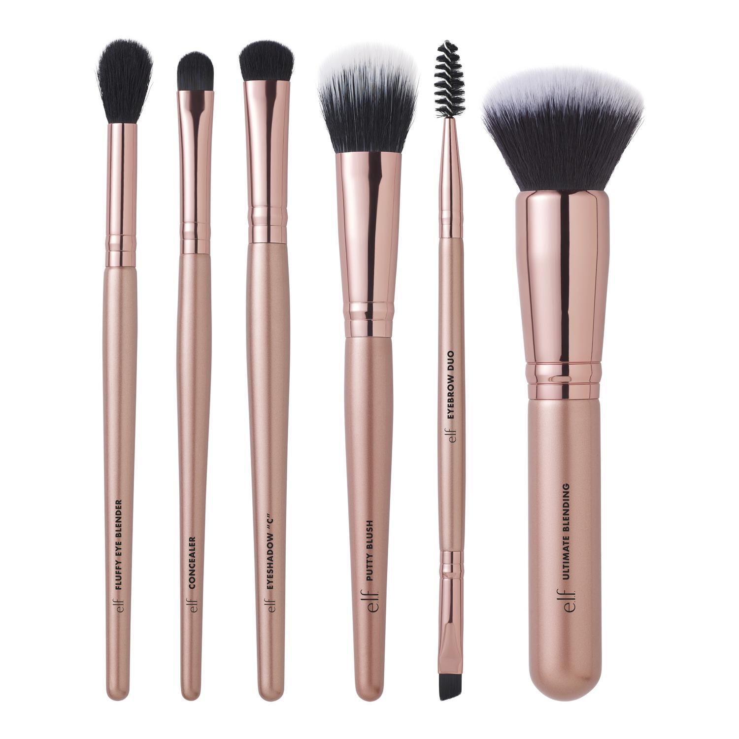  | E.L.F. FLAWLESS FACE & EYE BRUSH SET - 6 PIECE (JUEGO DE BROCHAS)