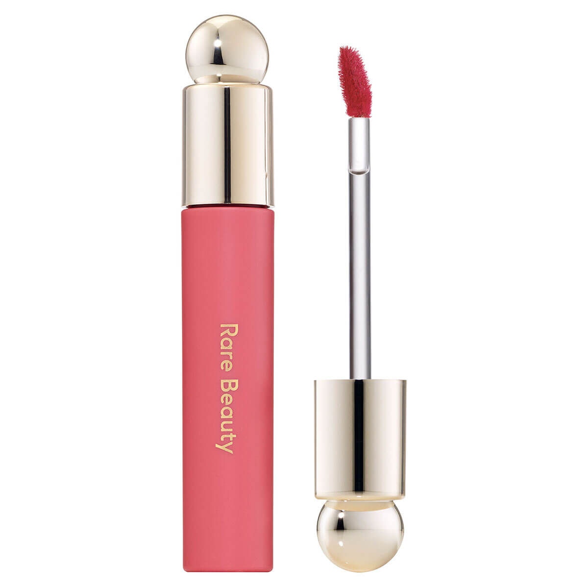 Aceite labial con color Rare Beauty tono Happy