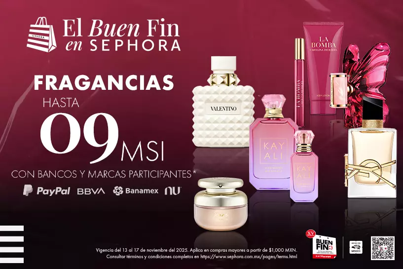 Descubre las mejores fragancias para renovar tu esencia y disfruta de hasta 09 Meses Sin Intereses