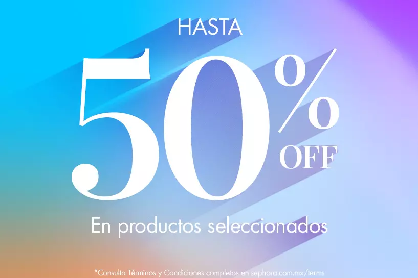 &iexcl;Aprovecha hoy! Es momento de renovar tu rutina con hasta 50% OFF* en productos seleccionados
