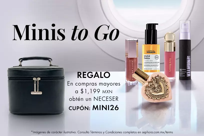 Ll&eacute;vate tus favoritos en tama&ntilde;o mini y recibe un regalo en compras de $1,199 MXN con cup&oacute;n: MINI26 ✨