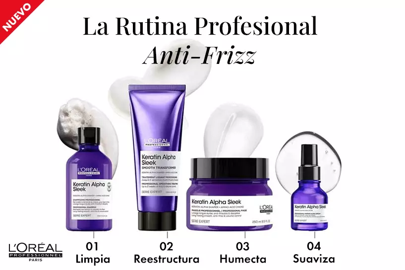 &iexcl;Adi&oacute;s Frizz! Descubre la rutina que tiene para ti Loreal Professionel para reducir el frizz de tu cabello