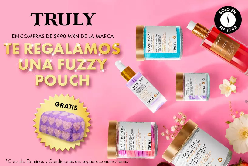 Haz del skincare corporal tu nuevo esencial. Recibe una Fuzzy Pouch en compras de $990 MXN de la marca.