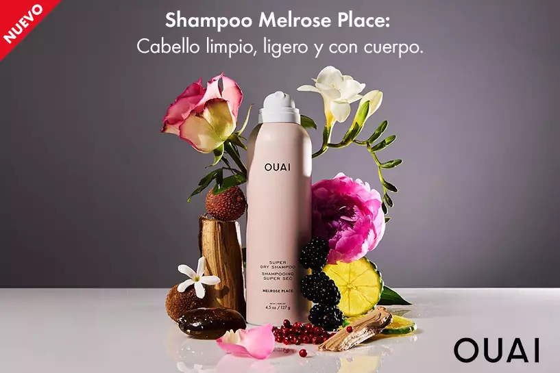 Shampoo en seco Melrose para un cabello limpio, dejando un aroma fresco como si te acabaras de salir de la ducha.