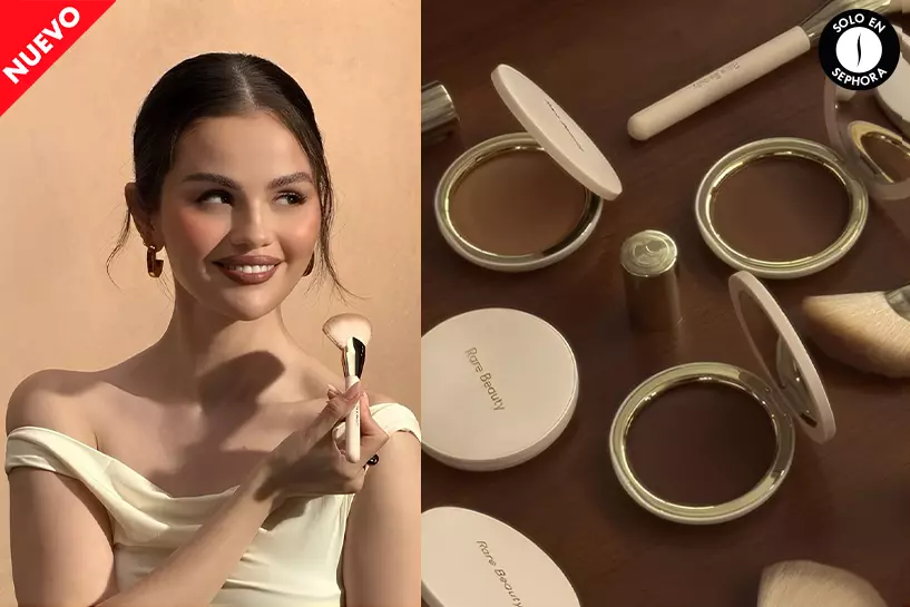 Logra una dimensi&oacute;n duradera con acabado mate con Rare Beauty y sus Warm Wishes Soft Matte Powder Bronzer