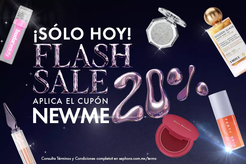 &iexcl;SOLO HOY! Disfruta 20% OFF con el cup&oacute;n: NEWME en compras mayores a $1,000 MXN