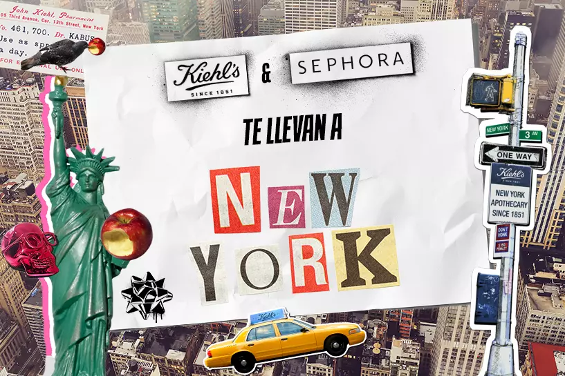 Cuida tu piel, luce un look luminoso y viaja a Nueva York en el proceso con Sephora y Kiehl&rsquo;s &iexcl;Descubre la din&aacute;mica!