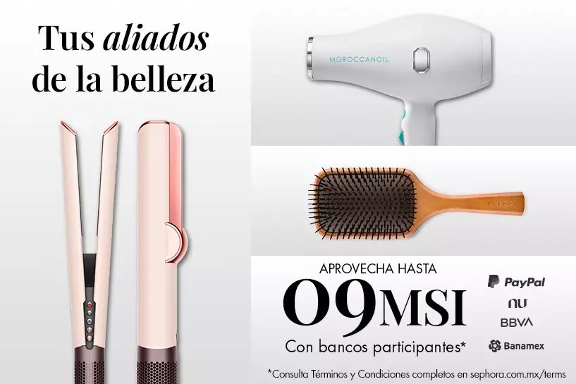 Encuentra las herramientas ideales para cuidar tu cabello y  en compras mayores a $1,200 MXN recibe un regalo exclusivo