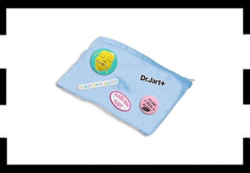 POUCH CRYO RUBBER BLUE WITH BADGES GWP
