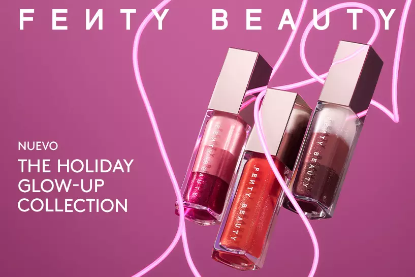 ¡Destaca tu belleza con FENTY! No dejes escapar los nuevos Holiday Glow-Up Collection ideales para tu labios