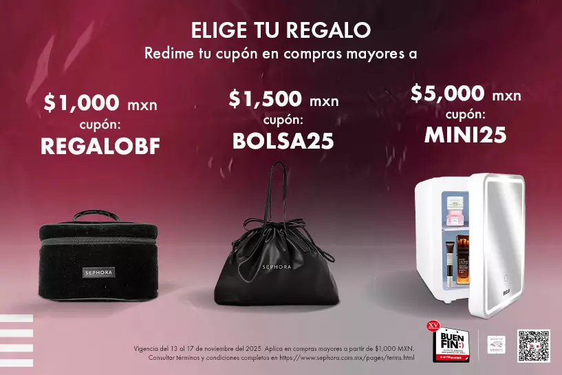 ¡Llegó el Buen Fin! Elige tu regalo ideal al comprar tus marcas favoritas con los mejores beneficios de temporada