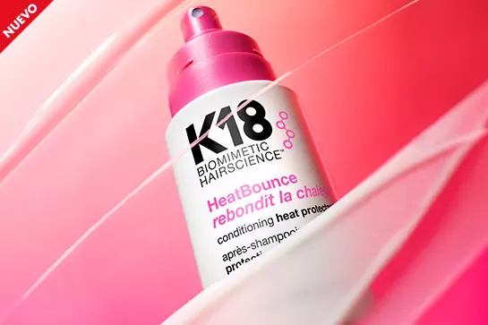 Descubre el nuevo HeatBounce de K18: Protege tu cabello como ningún otro protector térmico lo ha hecho antes