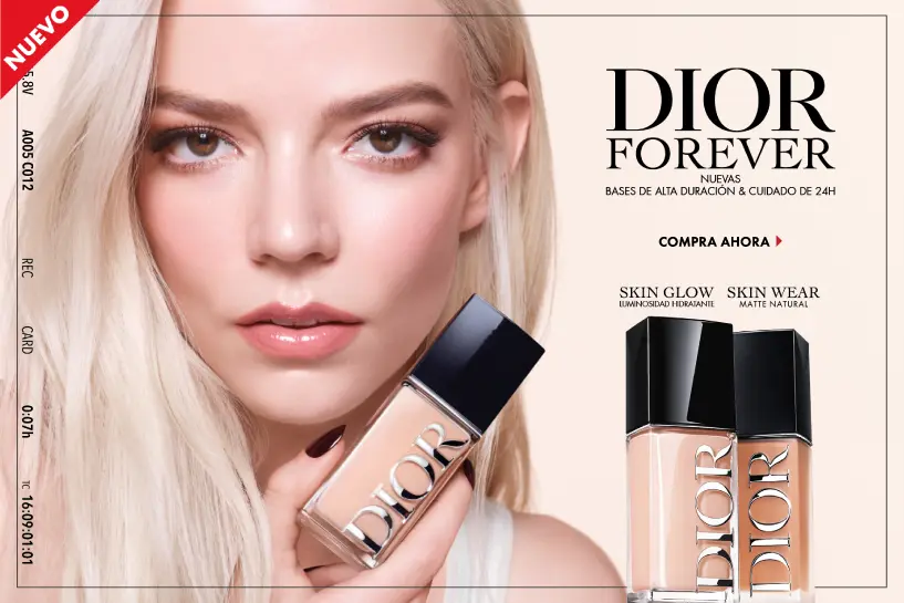 Luce una piel hermosa y elije un acabado matte o glow gracias a la nueva base Dior Forever. Hasta 24 horas de duraci&oacute;n.