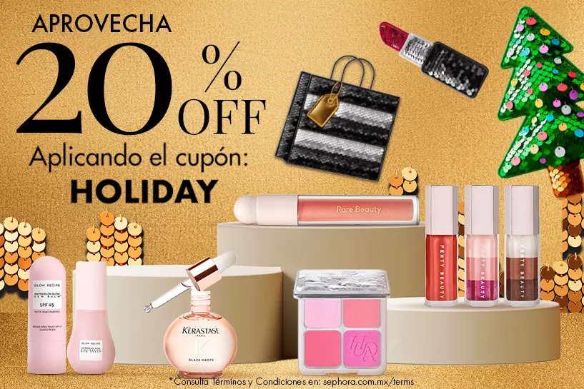 &iexcl;Ahora o nunca! Antes de que cierre el a&ntilde;o ll&eacute;vate tus favoritos con 20% OFF, aplicando el cup&oacute;n: HOLIDAY