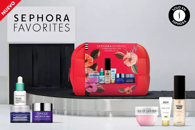 ¡Es tu momento! Con Sephora Favorites descubre el kit ideal con tus marcas favoritas y ten un viaje perfecto