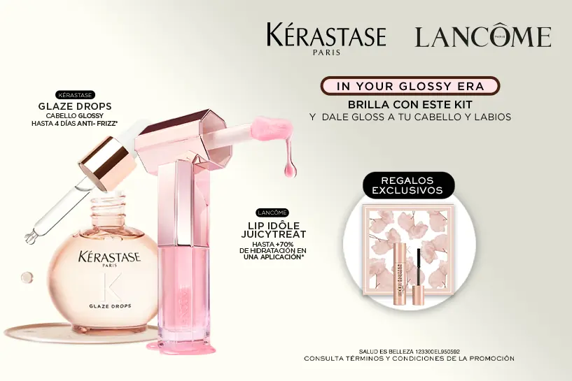 Dale gloss a tu cabello y labios con este kit que une 2 favoritos de Lanc&ocirc;me y K&eacute;rastase.