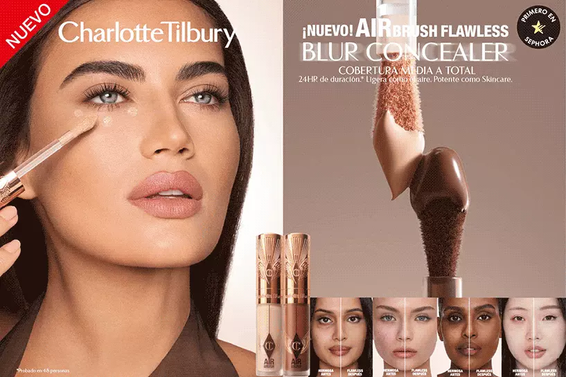 &iexcl;Novedad a la vista! Descubre el nuevo AIRBRUSH FLAWLESS BLUR CONCEALER de Charlotte Tilbury