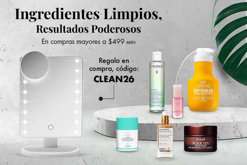 Cuida de tu piel con los mejores productos para la piel, aplicando el cup&oacute;n: CLEAN26 &iexcl;Resultados poderosos!
