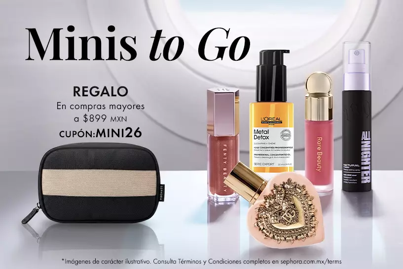 Ll&eacute;vate tus favoritos en tama&ntilde;o mini y recibe un regalo en compras de $899 MXN con cup&oacute;n: MINI26 ✨