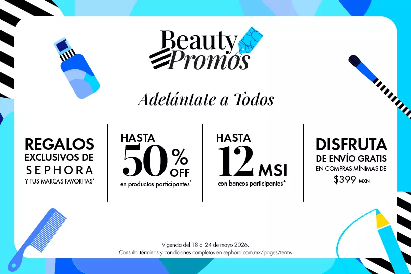 &iexcl;Beauty Promos lleg&oacute; a Sephora! Disfruta de promociones, regalos exclusivos, MSI* y m&aacute;s beneficios