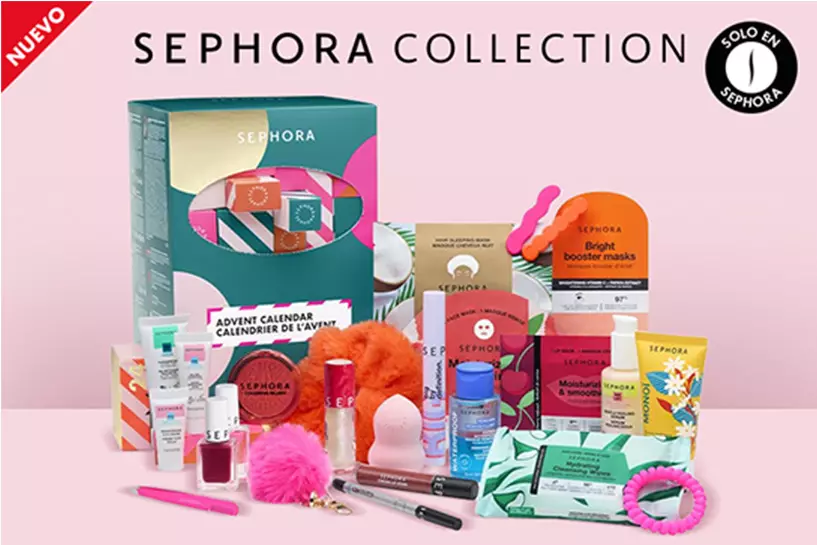 Descubre el calendario de Adviento SEPHORA COLLECTION con 24 sorpresas de belleza, skincare, makeup y más