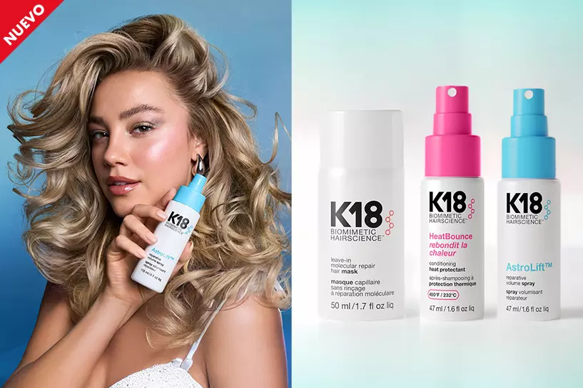 Luce un peinado de sal&oacute;n a donde quiera que vayas, mientras reparas tu cabello con este Kit de K18