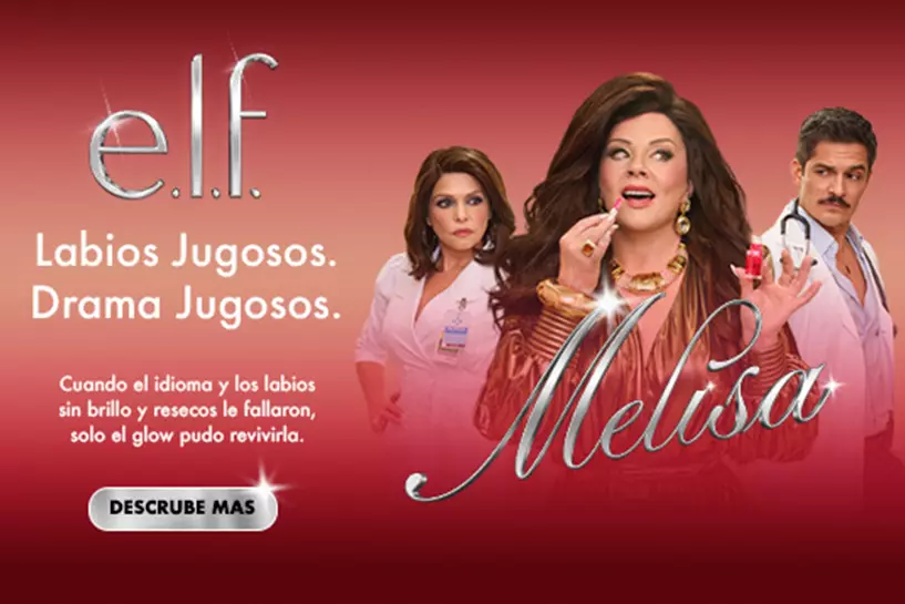 Melissa McCarthy da labios jugosos (y hace vibrar las erres de e.l.f. con todo) con Glow Rrrrreviver Lip Oil.