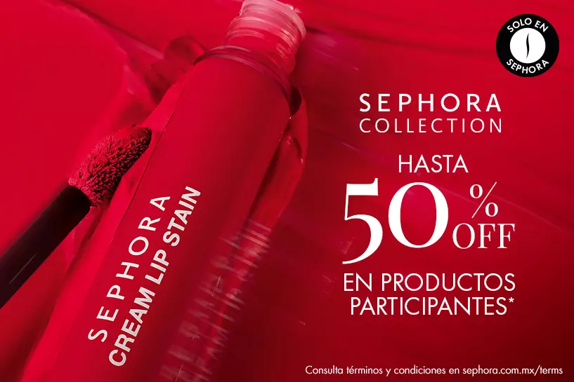 Aprovecha productos seleccionados de la marca con hasta 50% de descuento en productos participantes