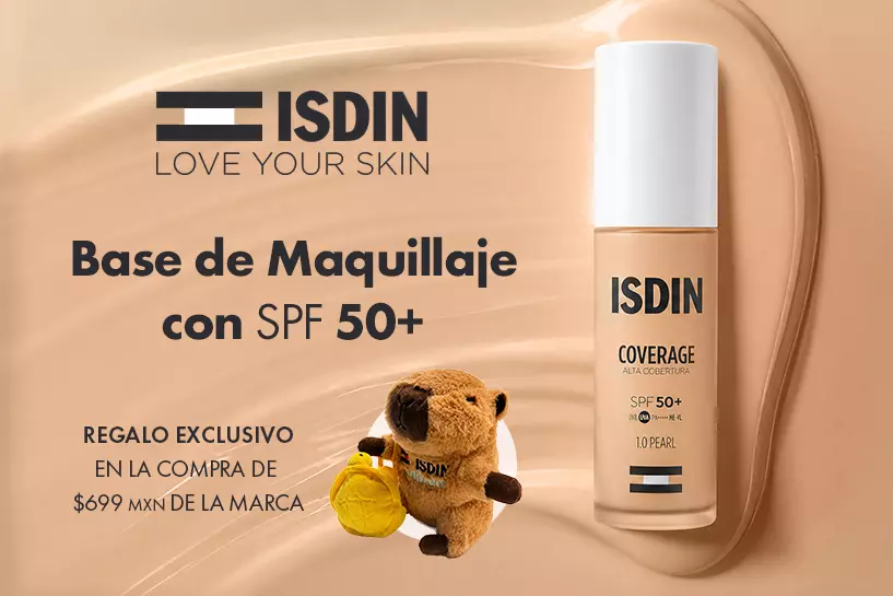 Luce una piel impecable y protegida con Coverage SPF 50+, y recibe un regalo exclusivo en compas de $699 MXN