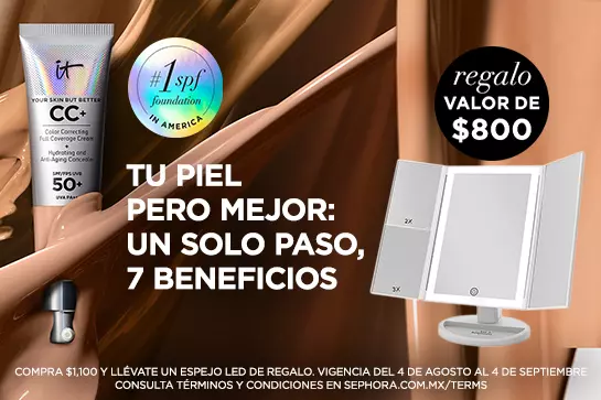 ¡Hialurónico, niacinamida y vitamina E! Your Skin But Better  CC+ Cream no solo maquilla. ¡También cuida tu piel!