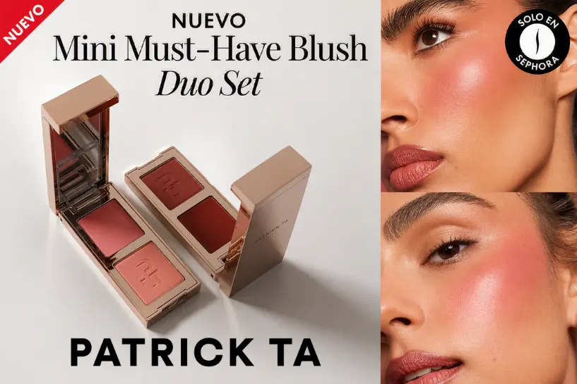 &iexcl;Edici&oacute;n limitada! 🔥Descubre los tonos bestseller de PATRICK TA en mini d&uacute;os de blush en crema y polvo.