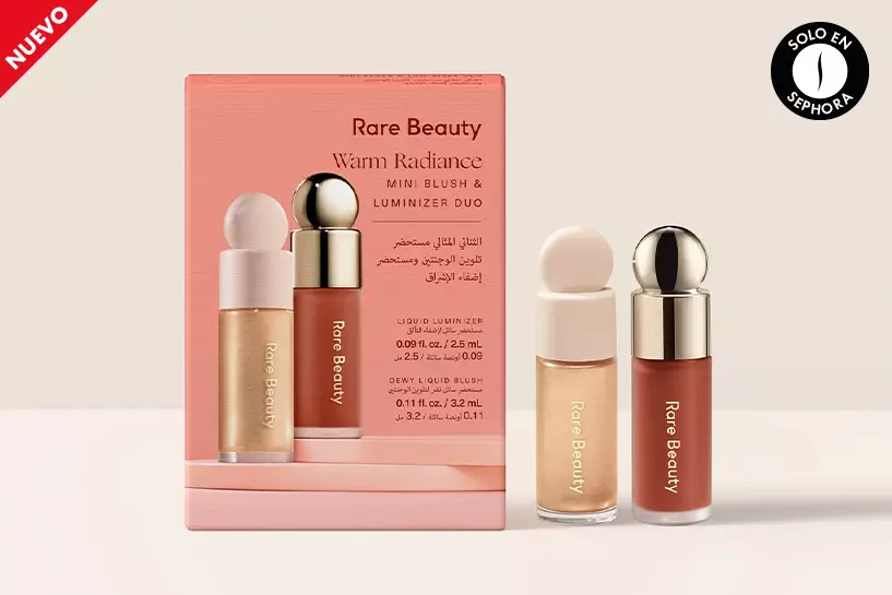 Descubre el duo perfecto, el Soft Pinch Liquid Blush Mini  junto con Positive Light Liquid Luminizer Mini