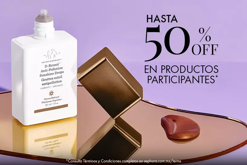 Conoce D-Bronzi™ Anti-Pollution Bronzing Drops y aprovecha productos seleccionados hasta 50% OFF de la marca
