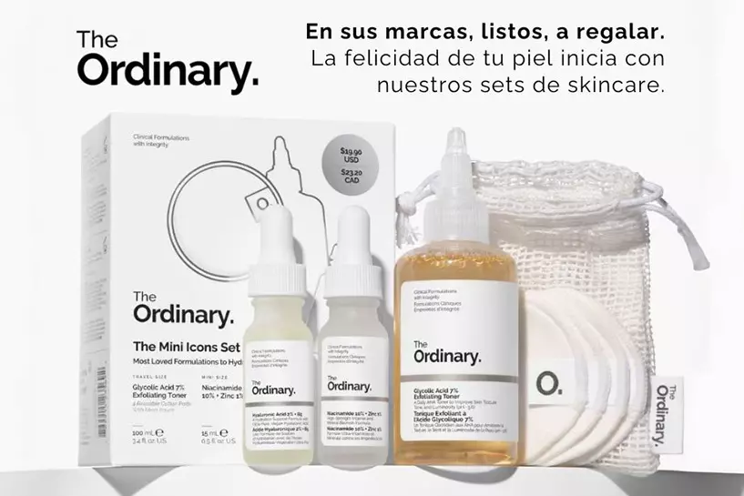 ¡Arma tu rutina de skincare! Hidrata, ilumina y cuida de tu piel con el Mini Icons Set de The Ordinary