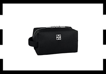 ZIPPED BLACK POUCH FOR MEN GWP24