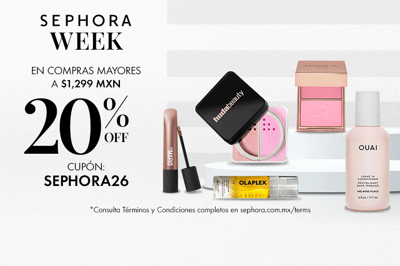 &iexcl;TIEMPO LIMITADO! Eleva tu rutina de belleza con 20% OFF + 6 MSI* desde $1,299 MXN.