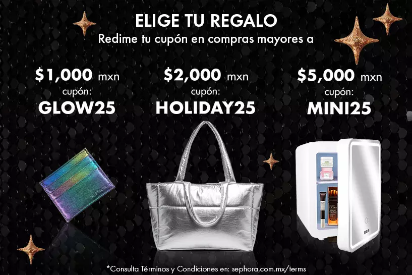 ¡Llegó Cyber Days! Elige tu regalo aplicando el cupón en compras mayores a $1,000 mxn