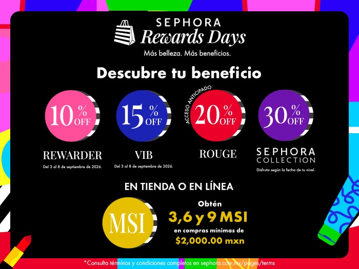 Novedades Sephora Rewards Days