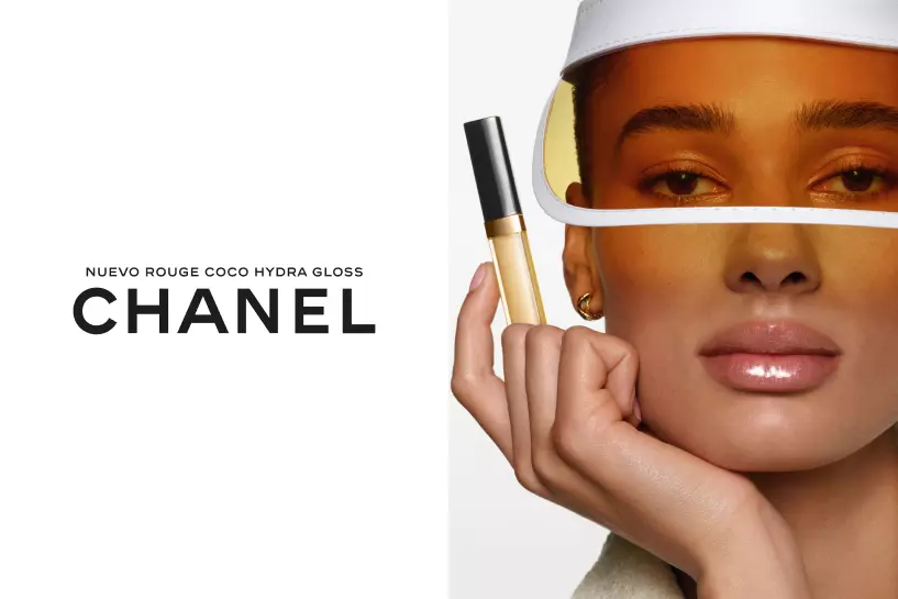 Nuevo ROUGE COCO HYDRA GLOSS. Hidrataci&oacute;n de larga duraci&oacute;n, efecto inmediato. Brilla todo el verano con CHANEL.