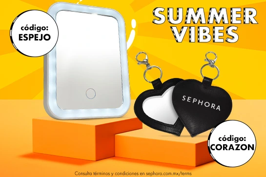 Escoge tu regalo entre 2 opciones: Espejo con luz en compras de $799 o un Mini Espejo en compras de $399