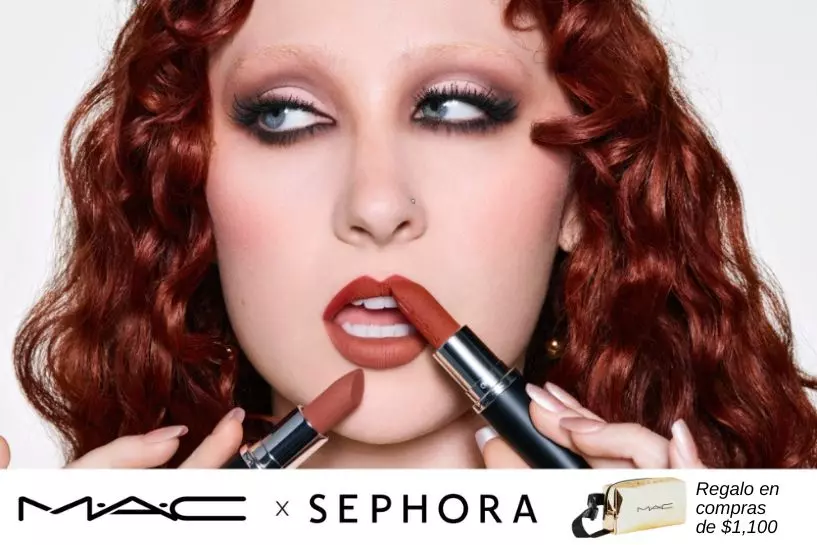 Logra un look de impacto con Chappell Roan, Sephora y Mac &iexcl;Ll&eacute;vate un regalo en compra!