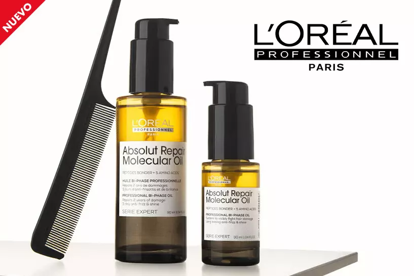 Descubre el nuevo Absolut Reapir Molecular Oil y luce un cabello sano y hermoso en navidad