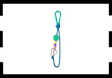 KEYCHAIN BLUE STRAP CRYO RUBBER GWP