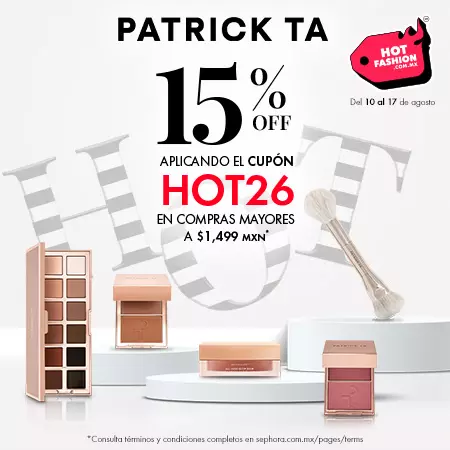 Patrick Ta 15% de descuento